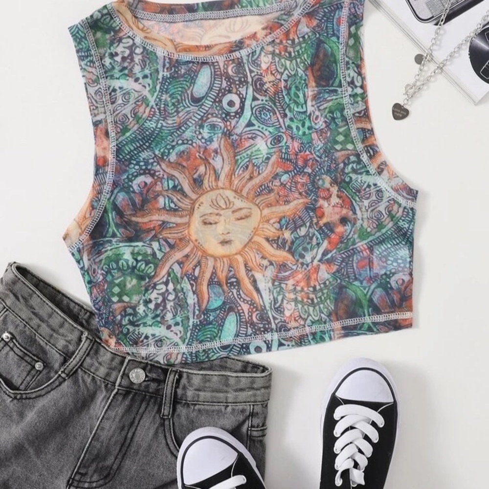 SHEIN Mesh tank top